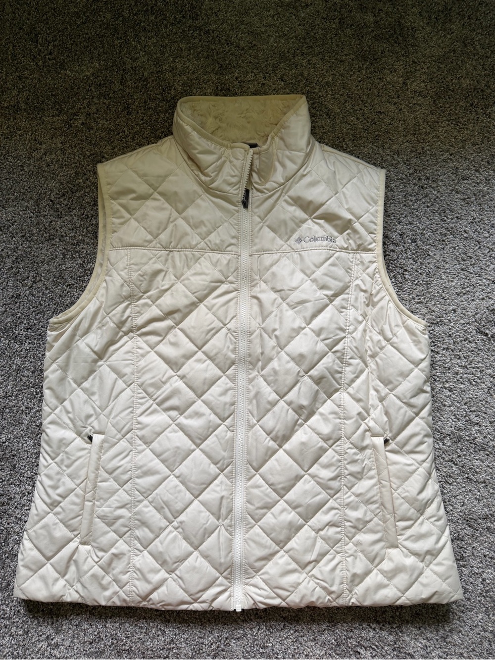 Columbia Women's Quilted White Vest